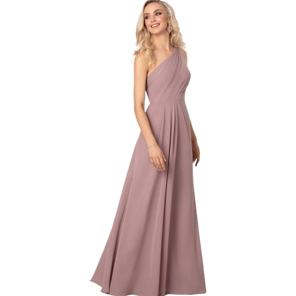 New sorella vita bridesmaid's one shoulder gown style 9296